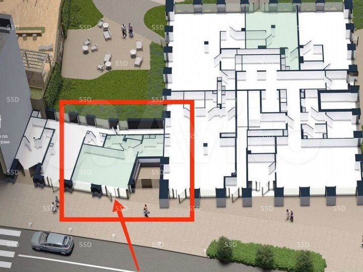 Продам торговое помещение, 42.1 м²