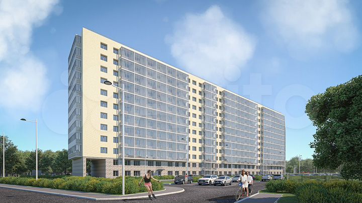 2-к. квартира, 49,9 м², 6/12 эт.