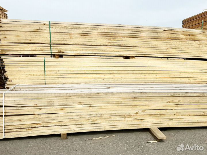 Доска обрезная 25х150х6000мм от производителя