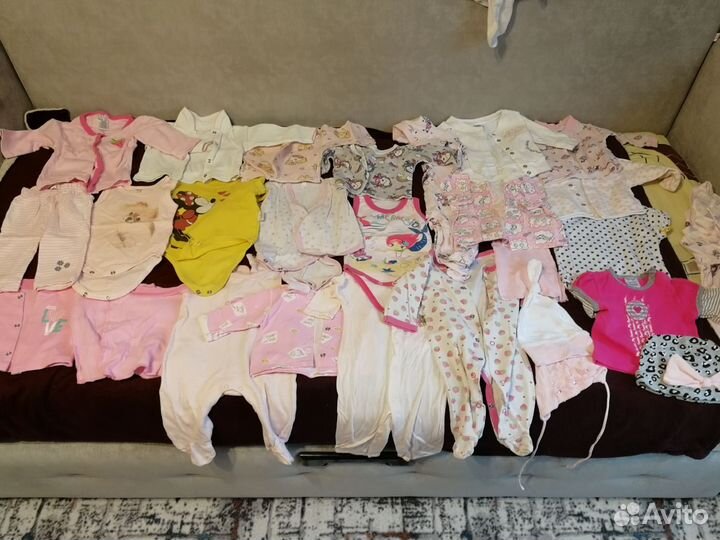 Боди, кофты, ползунки, шапки, носочки, платья