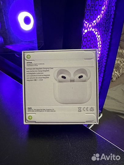 Беспроводные наушники apple airpods 3