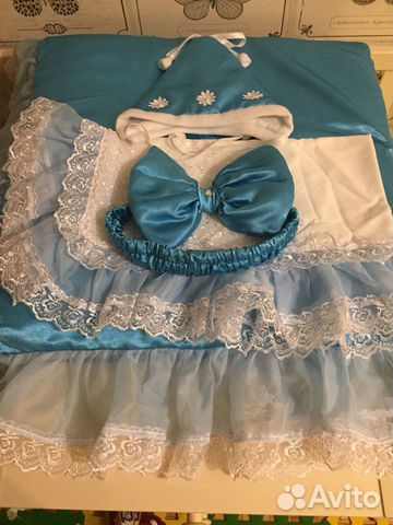 Конверт-одеяло на выписку из роддома