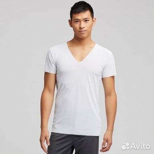 Футболка AIRism V Neck Uniqlo разные размеры