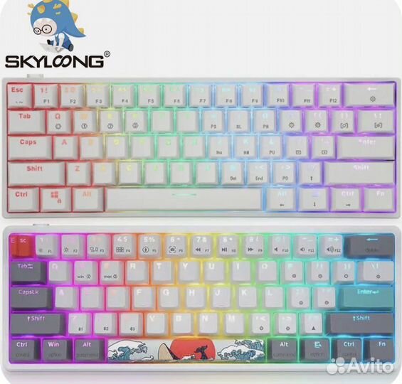 Механическая клавиатура Skyloong GK 61; клавиатура