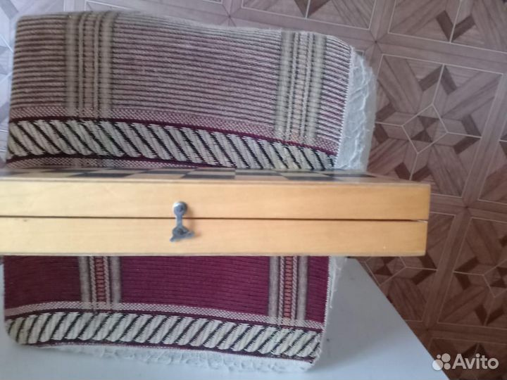 Шашки + доска времен СССР дерево