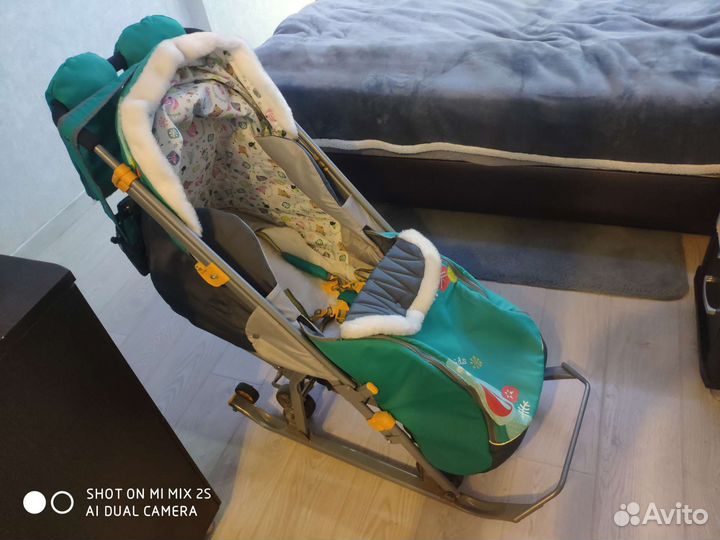 Коляска санки ника нд7-2