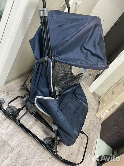 Санки коляска новая
