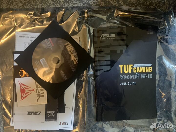 Материнская плата asus tuf gaming z490-plus wifi