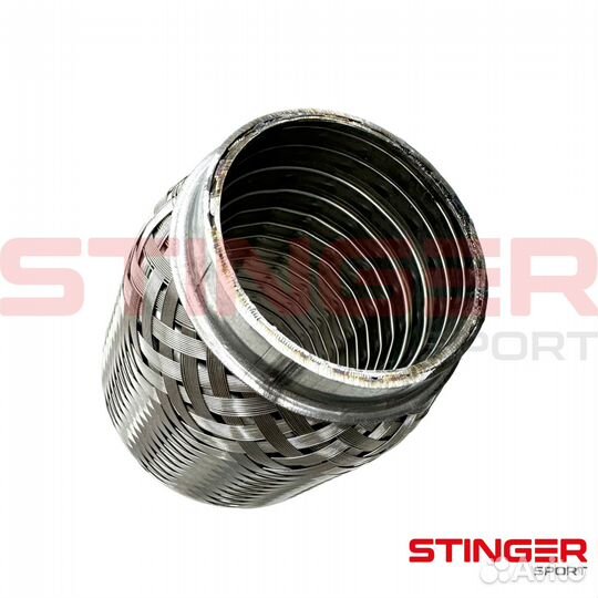 Гофра глушителя 50x100 (трехслойная усиленная)