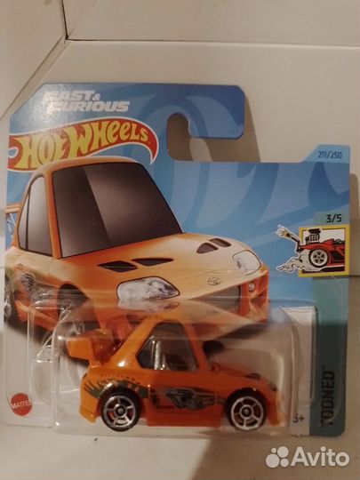 Hot Wheels супра на доставку