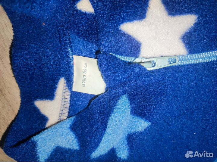 Флисовый комбинезон 80