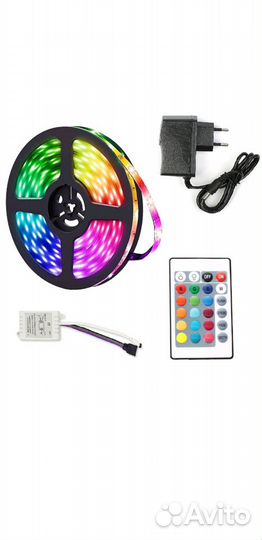 Светодиодная лента LED SMD 5050 5m RGB