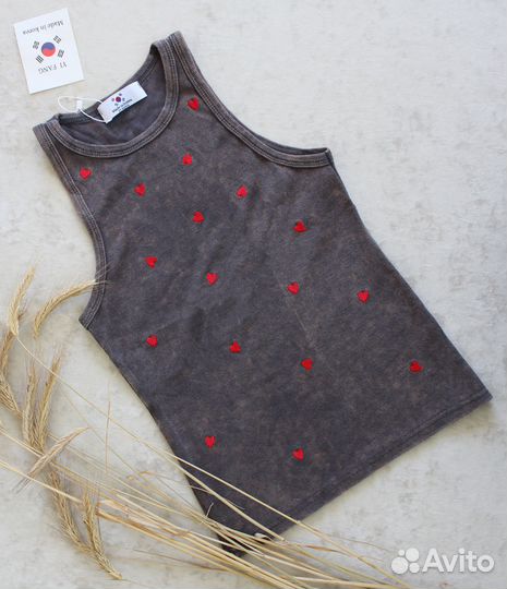 Топ с сердечками