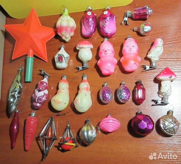 Елочные игрушки СССР