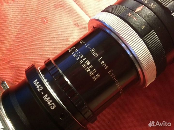 Tele-Lentar 200mm 3.5 + 3x converter M42 MFT NEX