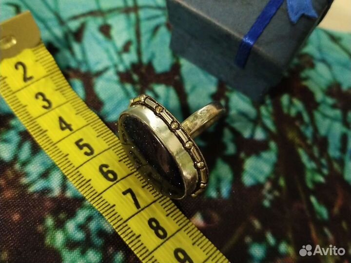 Кольцо серебряное с 