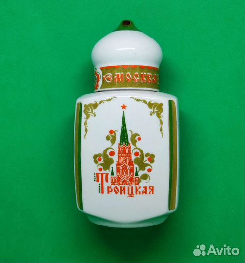 Чайница фарфор СССР Башни Кремля Москва Вербилки