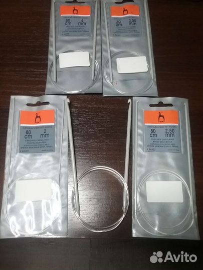 Крючки для тунисского вязания(Прямые и круговые)