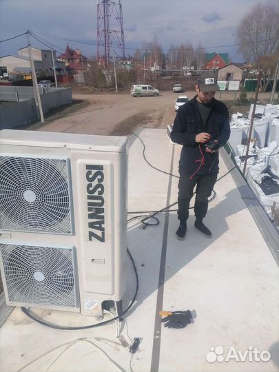 Монтаж холодильных камер, выносной холод