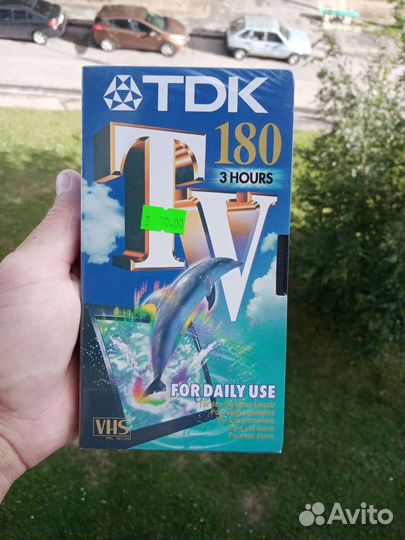 VHS TDK 180 видеокассета