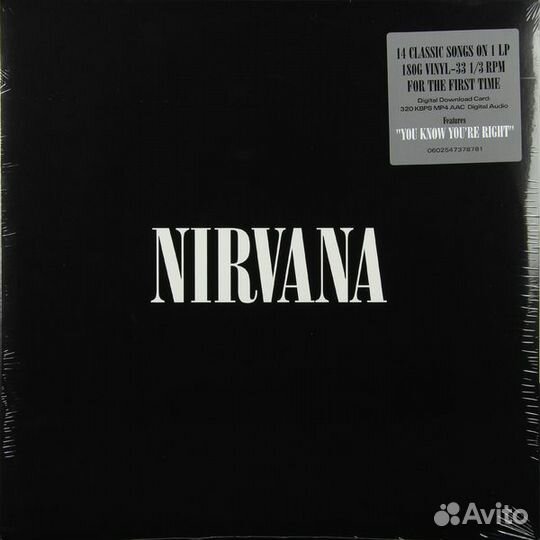 Виниловая пластинка nirvana - nirvana (180 GR)