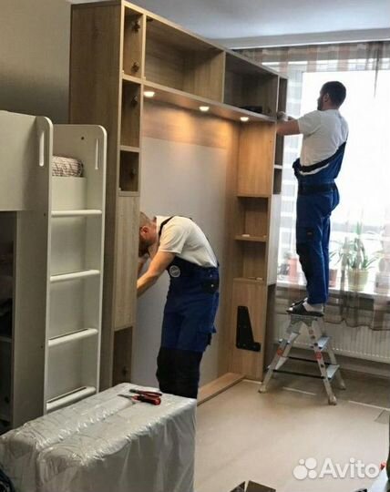 Сборка и разборка мебели шкафы столы кухни