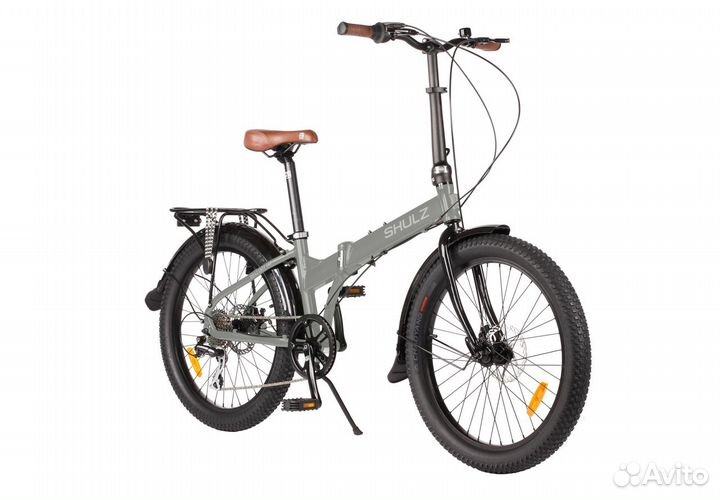 Cкладной велосипед Shulz Easy Fat светло-серый