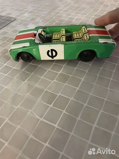 Автотурист СССР жестяная машинка