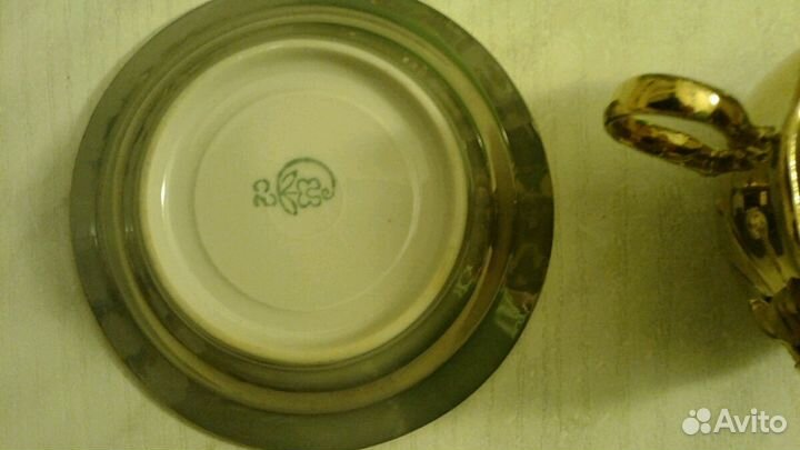 Кофейный набор цвет золото