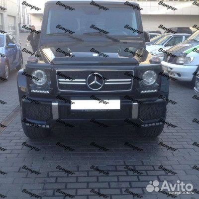 Сплиттер Mercedes G-class W463 brabus с дхо