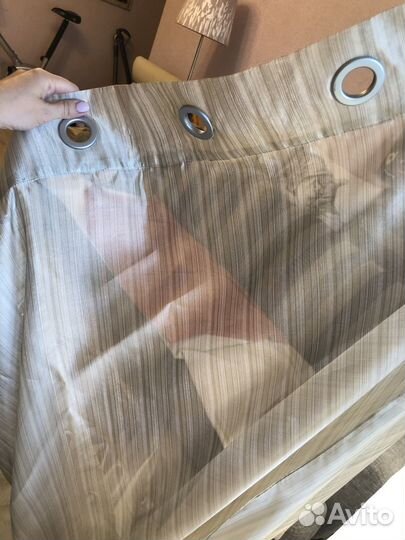 Тюль вуаль шторы 2 полотна