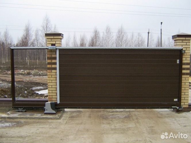 Цена откатных ворот. Проем до 4.5 метра