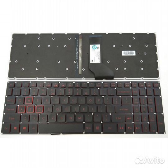 Клавиатура для ноутбука Acer Nitro 5 AN515, AN515