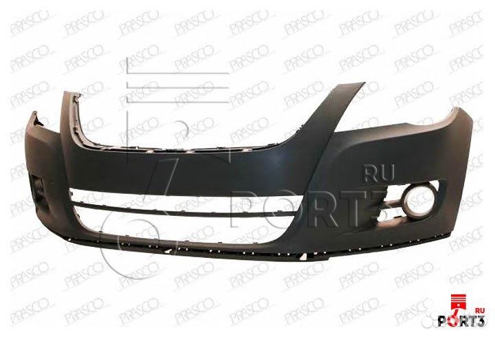 Бампер tiguan передний без отв под омыв и парк