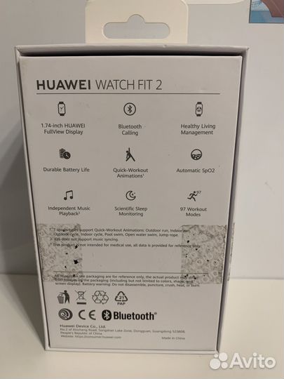 SMART часы huawei watch fit 2