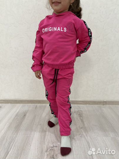 Спортивный костюм для девочки 2-3-4-5-6-7 лет