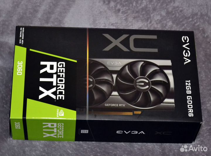 Nvidia RTX 3060 12GB Видеокарта evga