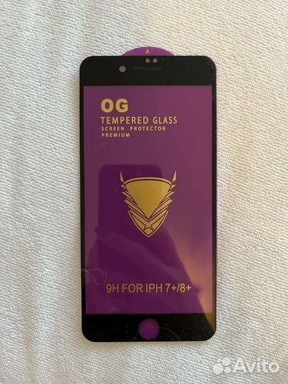 Защитное стекло OG для Apple iPhone 7, 8, Plus