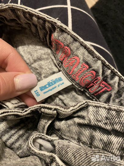 Джинсы для девочки 110