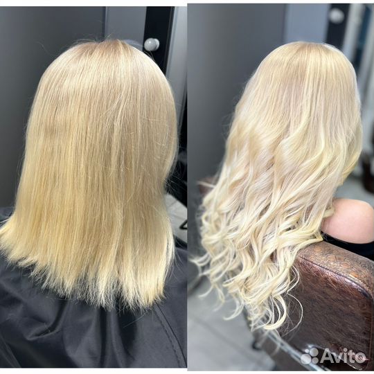 Наращивание волос, снятие, коррекция, загущение