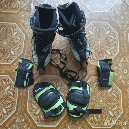 Детские ролики с защитой