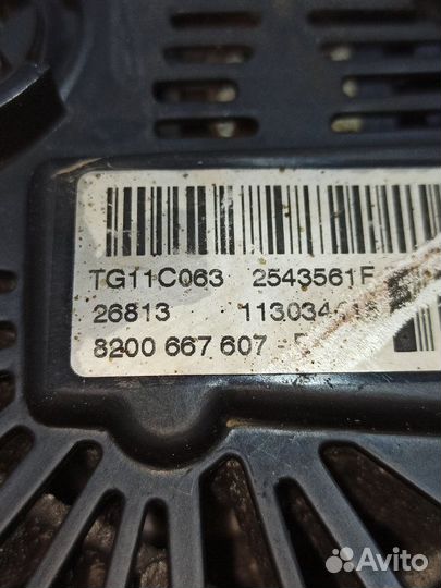 Генератор Renault Duster 1.6 K4M 2013