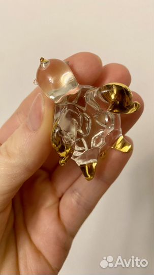 Стеклянные фигурки Черепашка