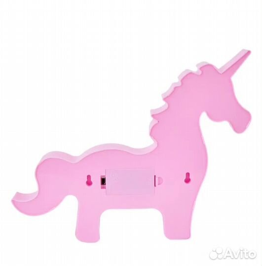 Игрушка ночник единорог розовый