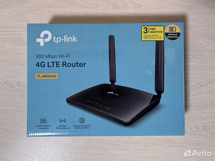 Wi-Fi роутер TP-link TL-MR6400 для симкарты