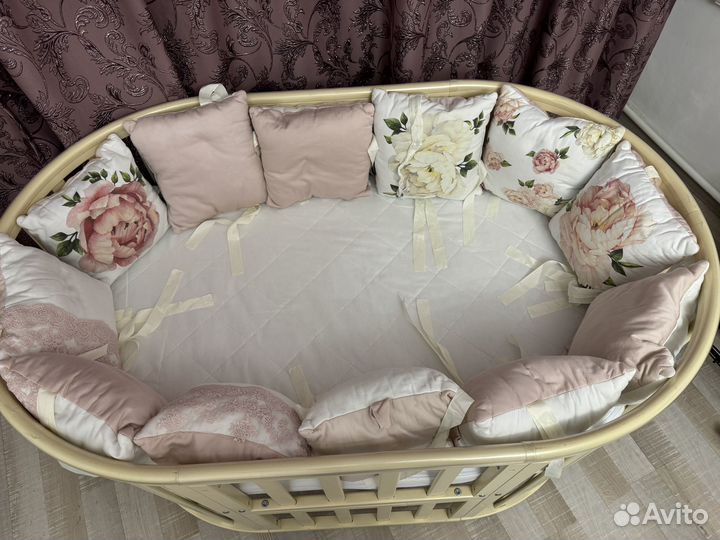 Кроватка детская с новым матрасом