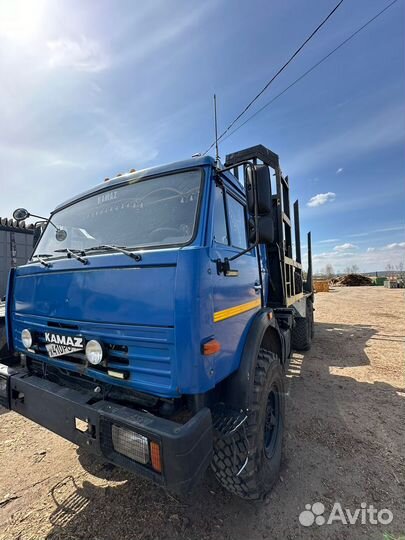 Лесовоз (сортиментовоз) КАМАЗ 43118 с КМУ Атлант, 2005