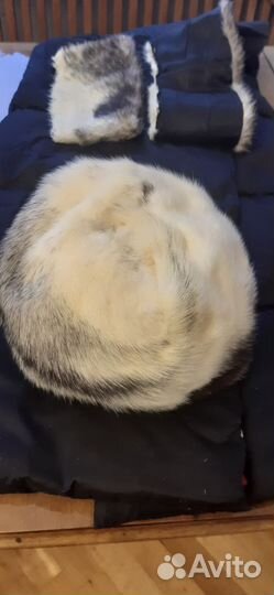 Шапка женская норковая женская; манжеты норка