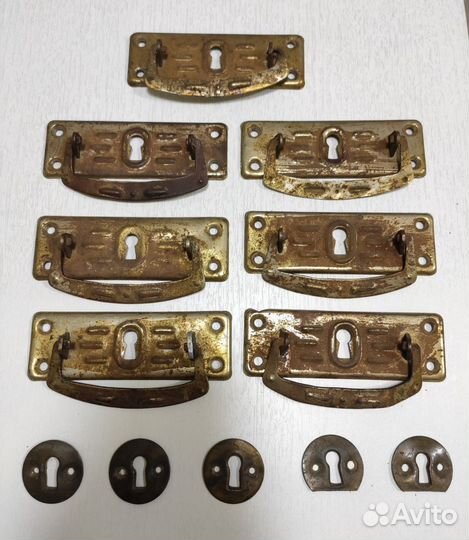 Мебельные ручки, личинки СССР