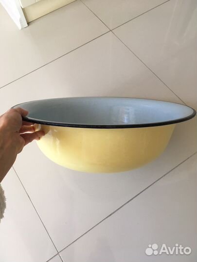 Таз эмалированный